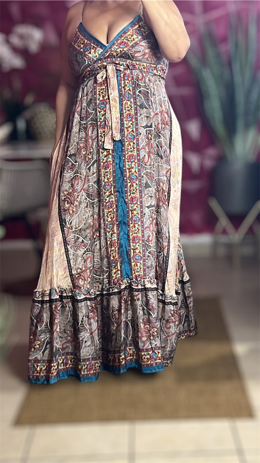 Plumeria Boho Maxi