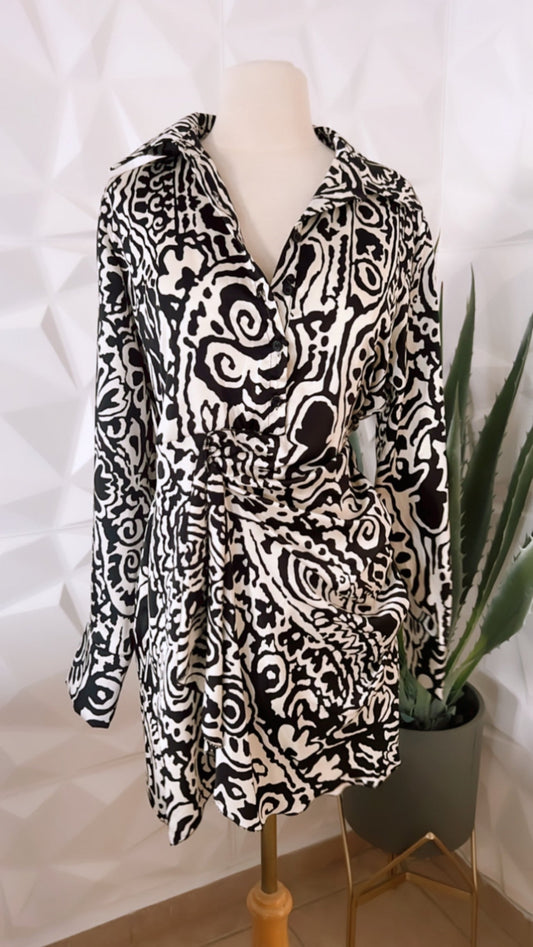 Rina Silk Short Dress