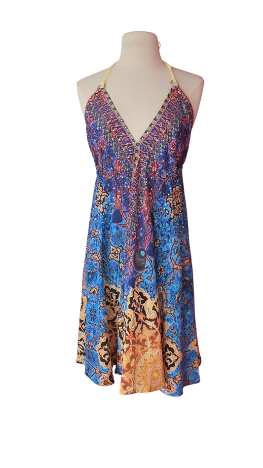 Moroccan Boho Short Dress