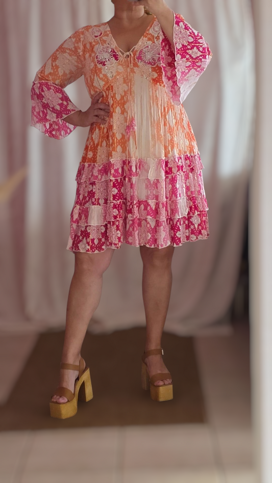 Dayna Boho Short Dress
