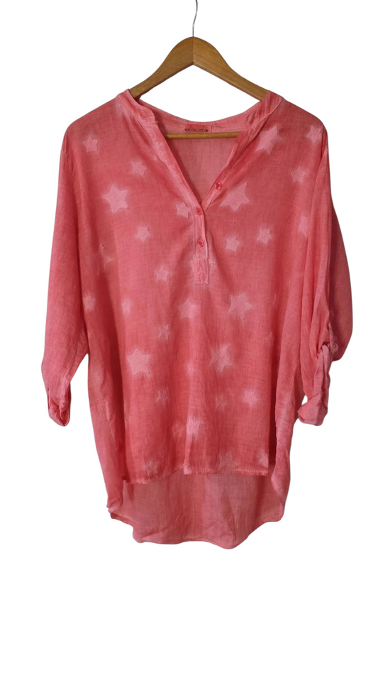 Italy Linen Blouse