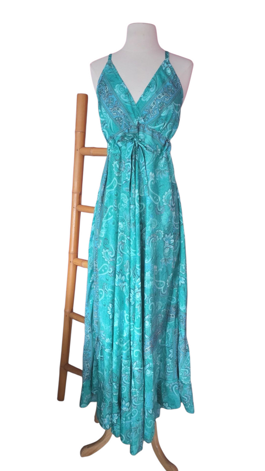 Green Boho Maxi